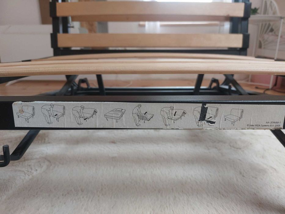 Fotel rozkładany / łóżko jednoosobowe Ikea