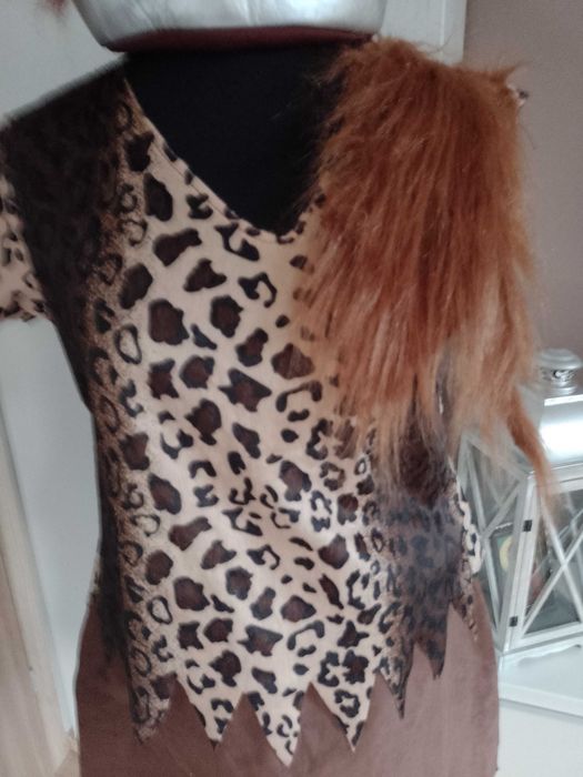 Strój karnawałowy PANI WIKING WOJOWNICZKA WIKINGA  przebranie M/L 5