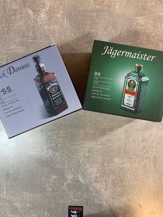 Лего у формі пляшки Віскі Jack Daniel's Джек Деніелз Лего Конструктор \ Jägermeister єгермейстер