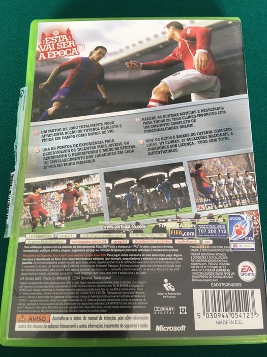 Jogo XBOX 360 FIFA 07