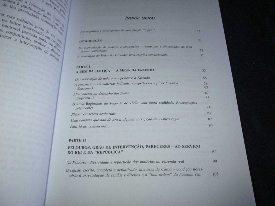 Livro A Governação D. João III a Fazenda Real e os seus Vedores