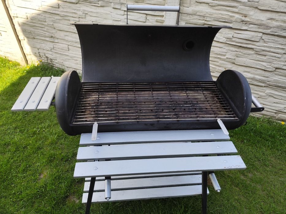 Grill węglowy samoróbka