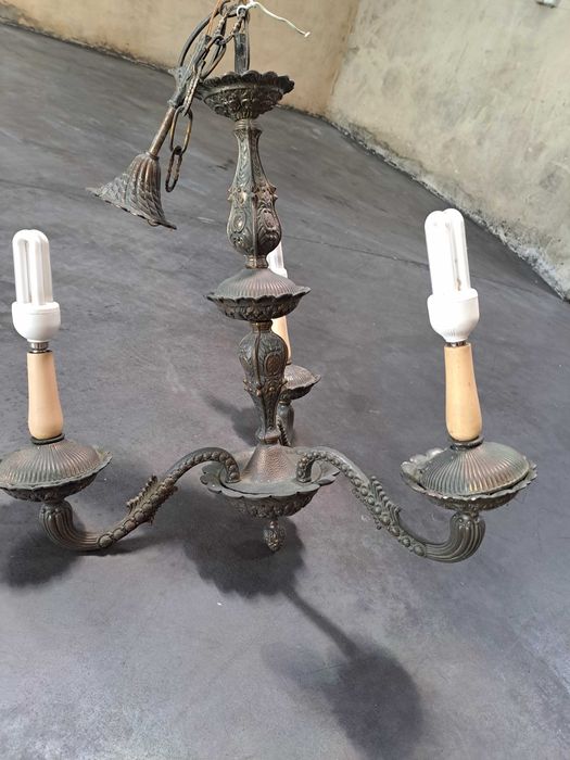 candeeiro antigo de bronze - negociavel
