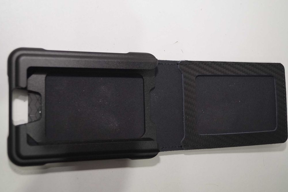 257 MURADIN Taktyczny Minimalistyczny Portfel Męski na karty RFID czarny