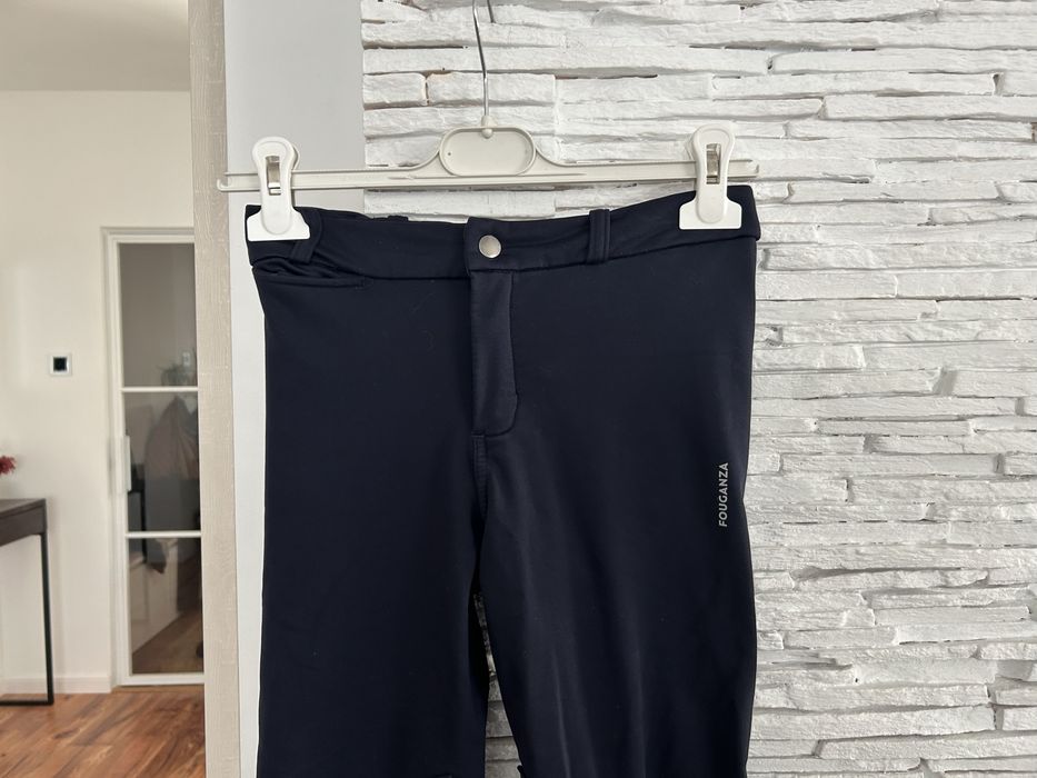 Bryczesy jeździeckie 146 152 spodnie do jazdy konnej Fouganza 146