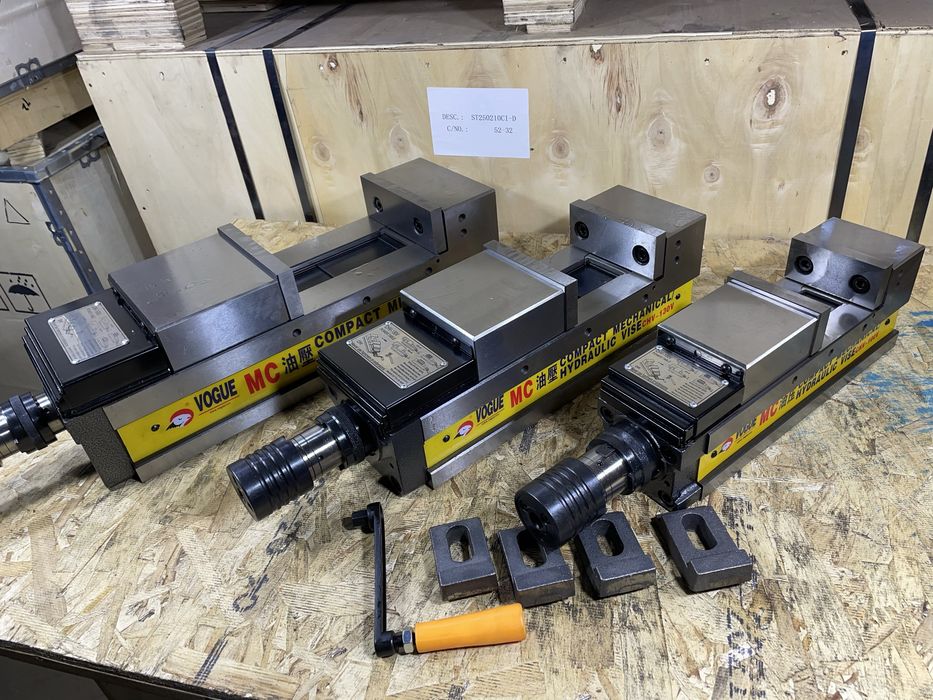 Лещата прецизійні гідравлічні механічні СHV 100-200 мм