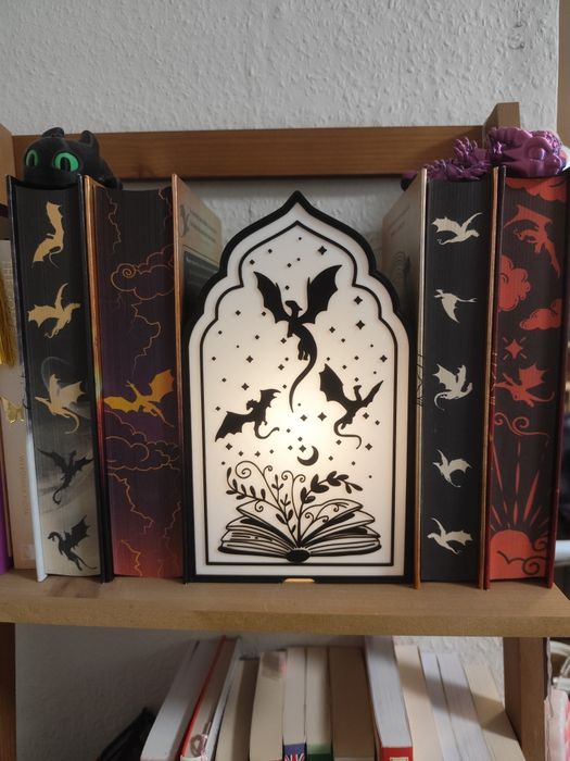 Book nook Fourth Wing Fantasy