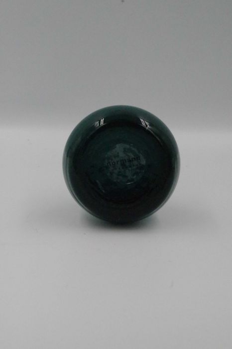 Normann Copenhagen Swing Vase Britt Bonnesen zielony wazon designerski szkło dmuchane Dania 21 cm