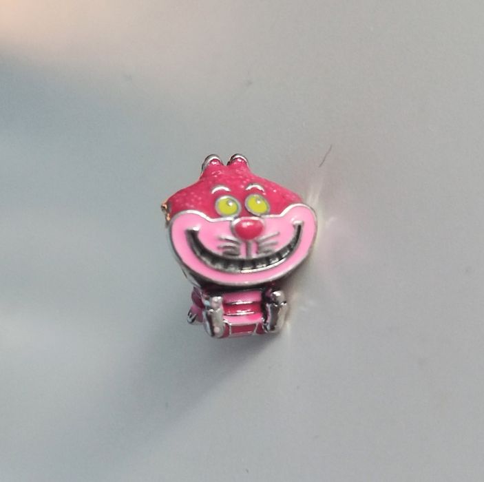 Charm's kot Cheshire Alicja w krainie Czarów S925