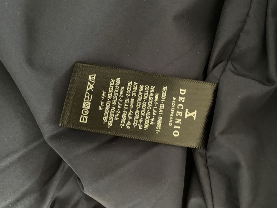 Casaco Decénio  em azul marinho