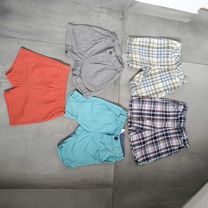 Krótkie spodenki szorty chłopięce letnie r.80 H&M