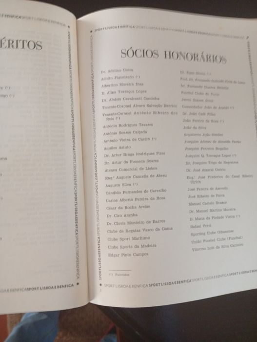Livro actas SLB 1963