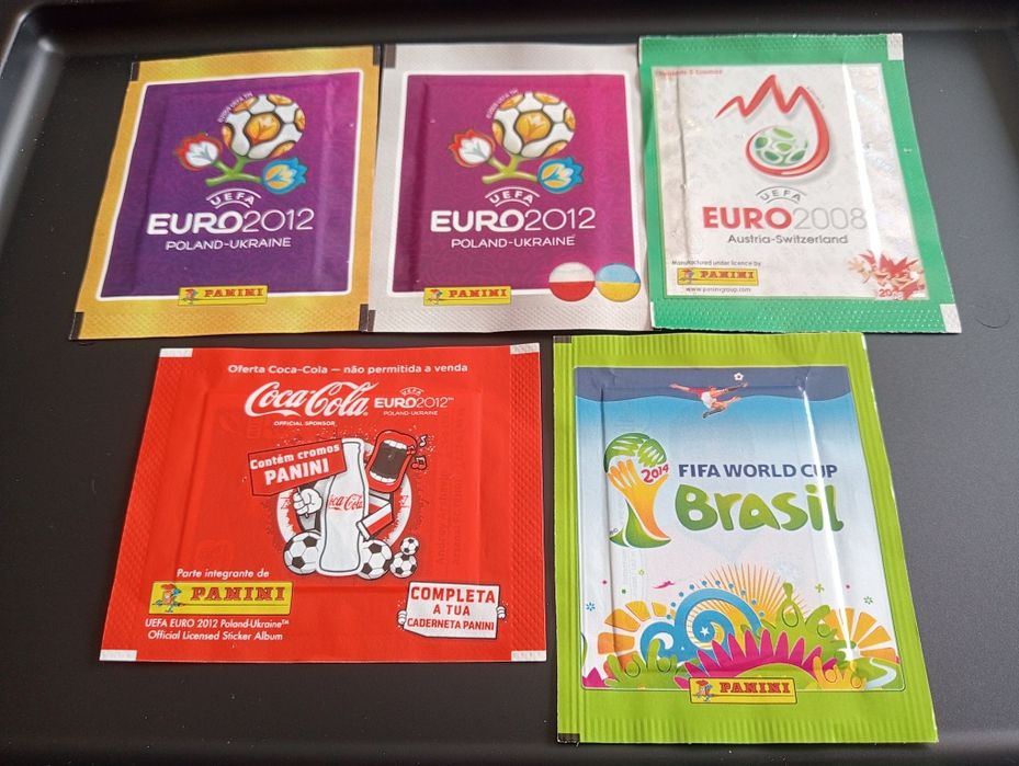 Lote de 5 saquetas Panini