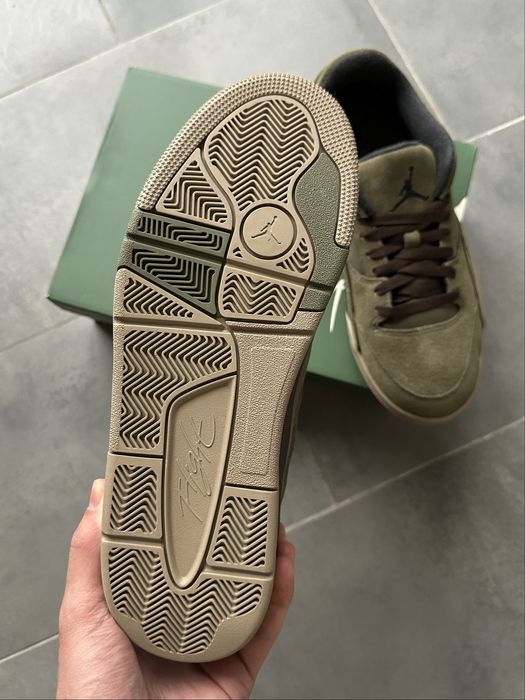 Оригінальні чоловічі кросівки Nike Air Jordan Flight Court Olive Khaki