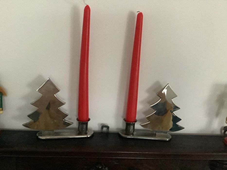 Новорічні підсвічники з нержавіючої сталі