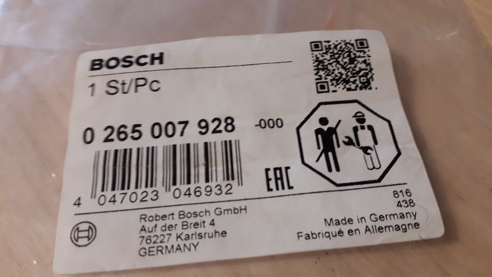 Датчик абс 0265007928 bosch