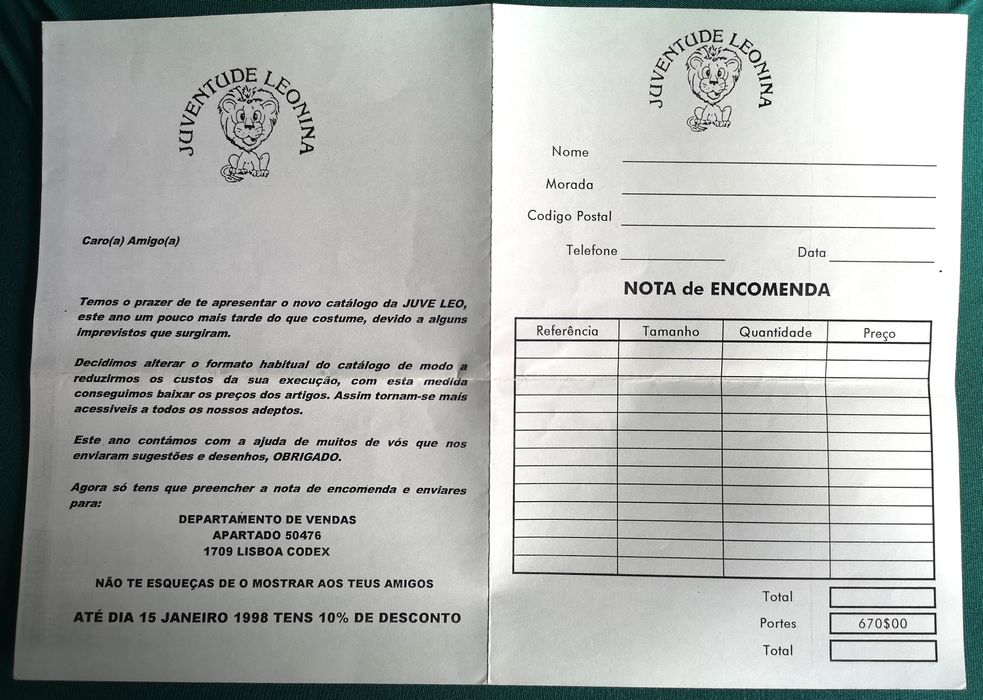 Catálogo Oficial Juve Leo 1997/98