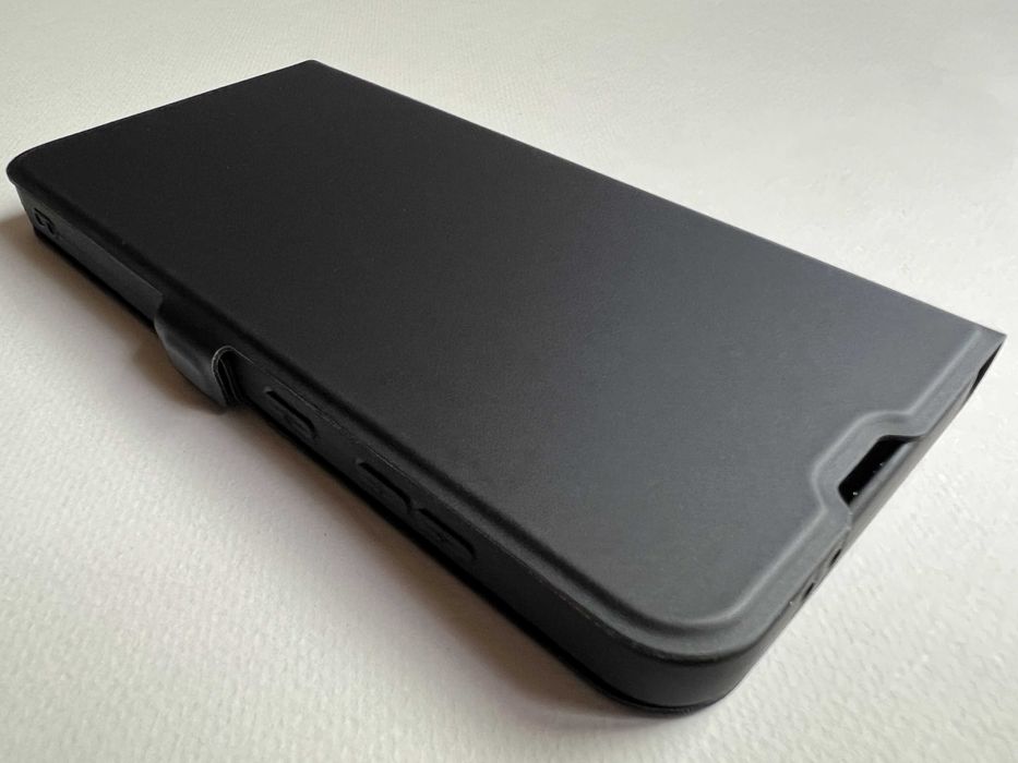 Samsung Galaxy S24 FE чохол-книжка еко шкіра Wave Flap чорний чехол