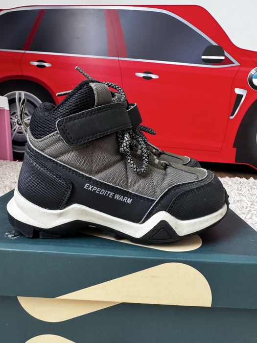 Термо-ботинки зимові дитячі хакі