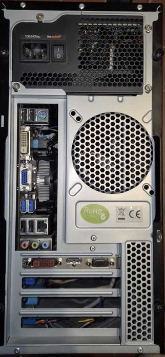 Komputer PC - Intel i7 3770K, 16GB RAM, PSU Be Quiet, Radeon HD5450