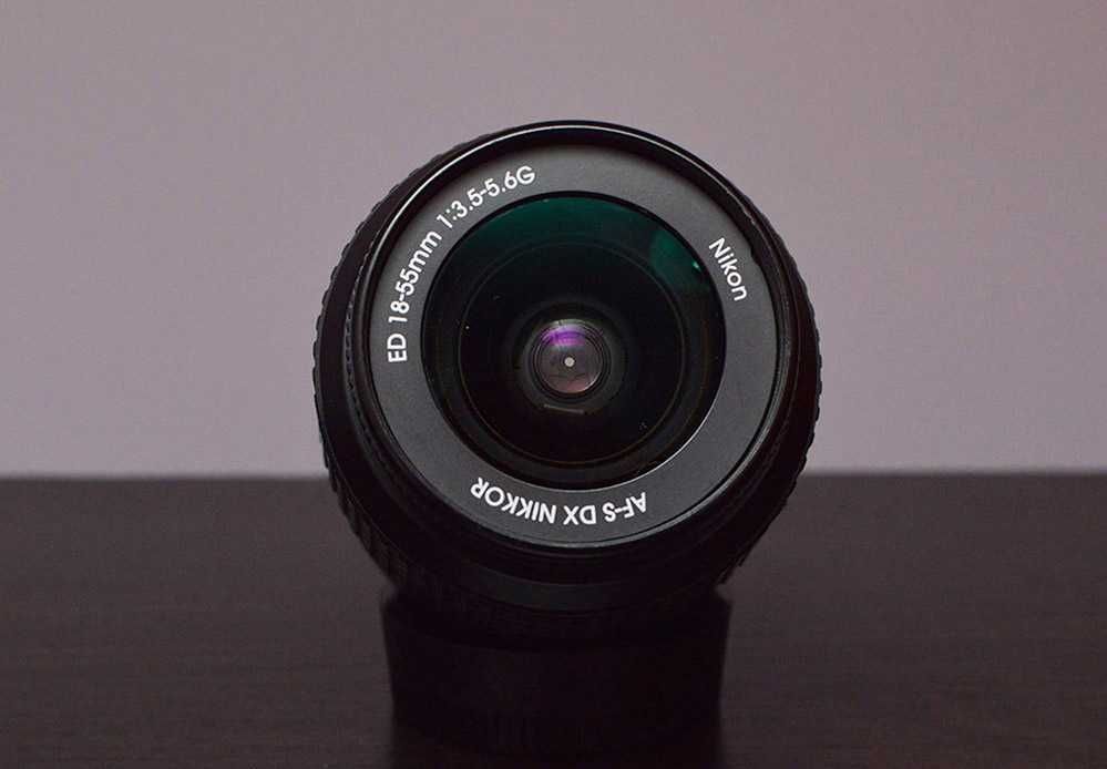 Nikon Nikkor EF-S 18-55 f 3.5-5.6 - Новый / Nikon D3200
