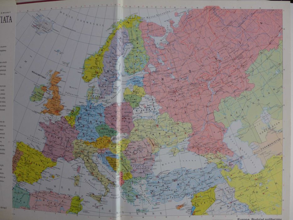 Wielki Ilustrowany Atlas Świata - wspaniała książka GEOGRAFIA MAPA