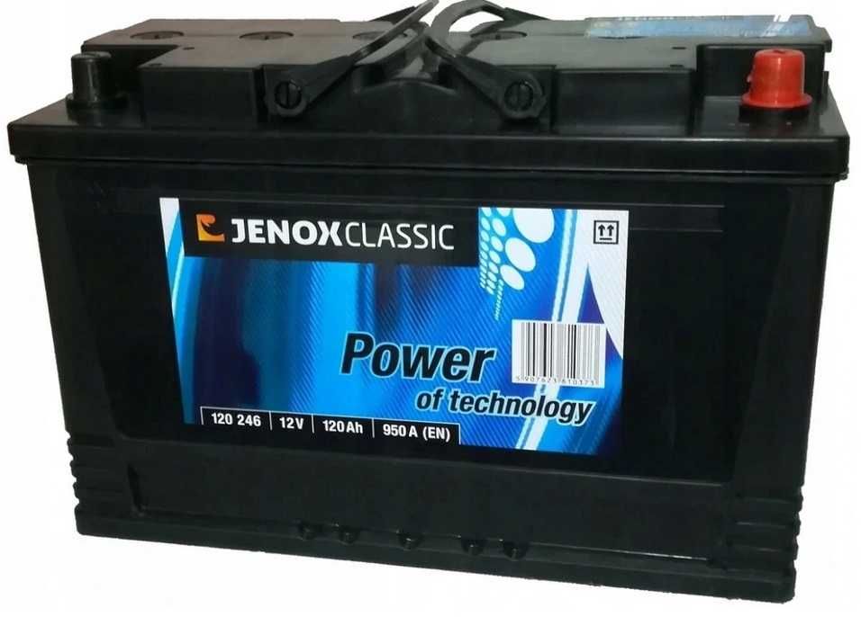 Akumulator Jenox classic 12V 120ah 950a P+ Radom - WYSYŁKA