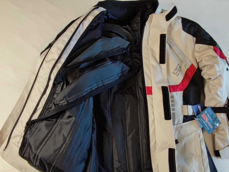 Casaco 2 em 1 c/proteções touring 3 camadas mota scooter novo