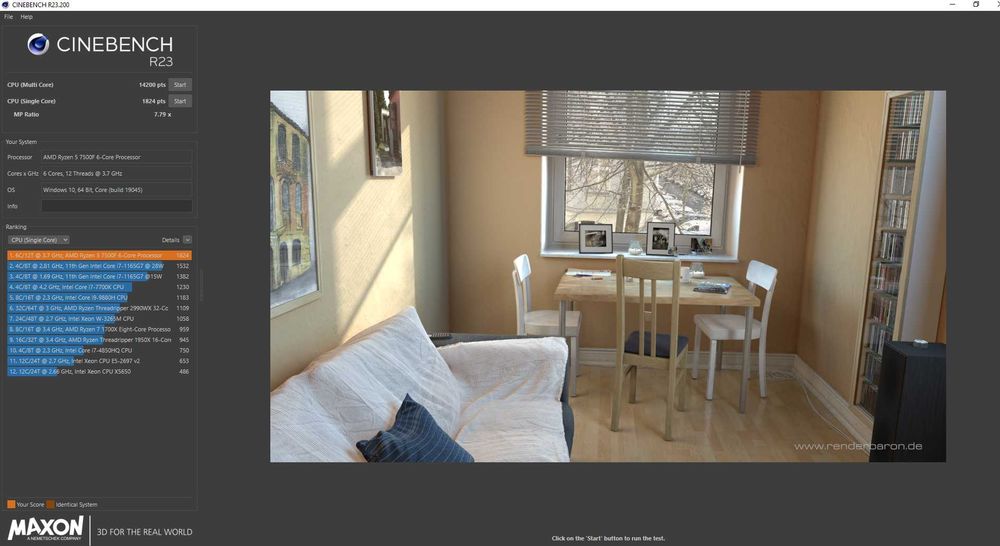 Procesor AMD Ryzen 7500F