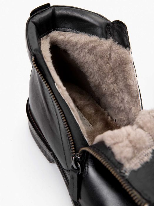 Ботинки Ecco Lisbon мех . Оригинал. Р-Р 45