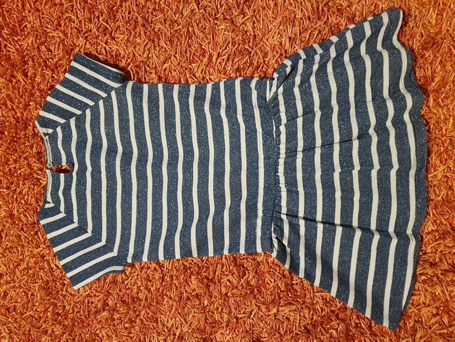 OFERTA PORTES - Vestido Riscas Azuis da Benetton (11Anos)