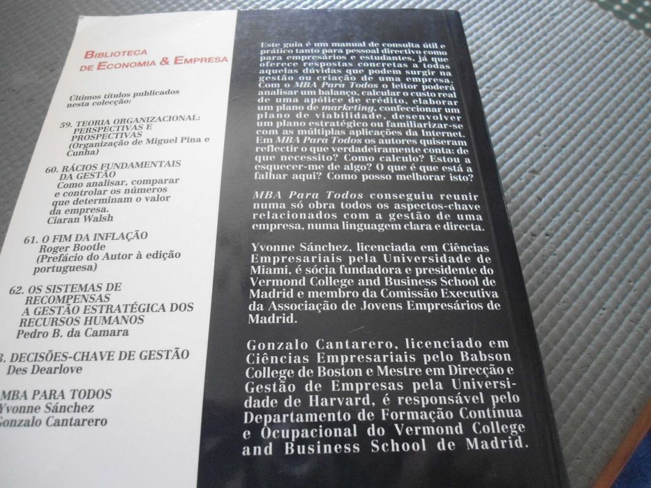 MBA  para todos de yvonne Sánchez e Gonzalo Cantarero