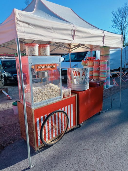 Wata cukrowa pop corn