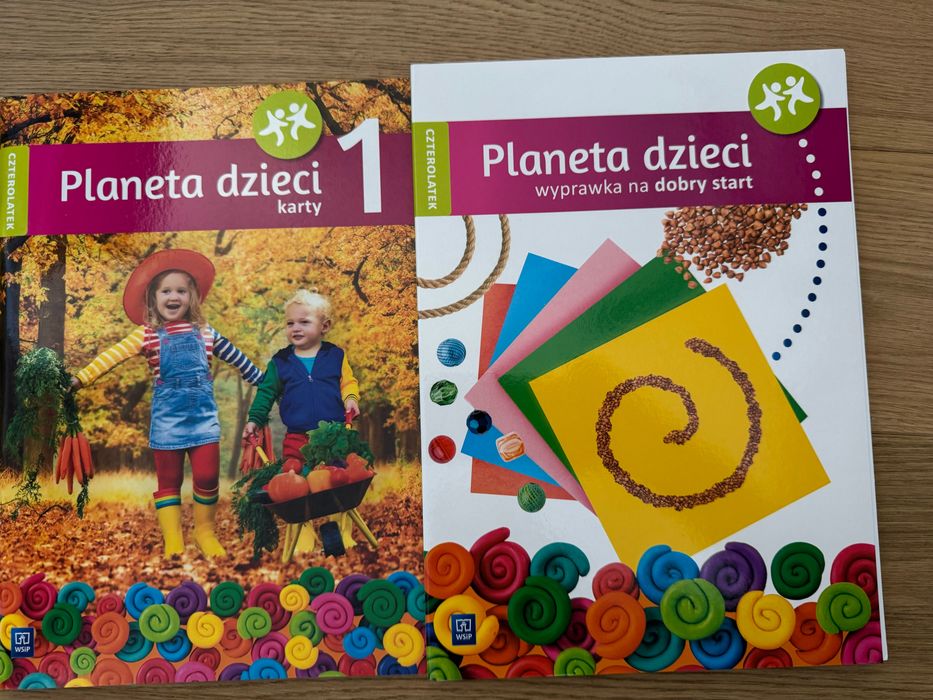 Planeta dzieci czterolatek wyprawka, karty cz.1, kodowanie WSIP