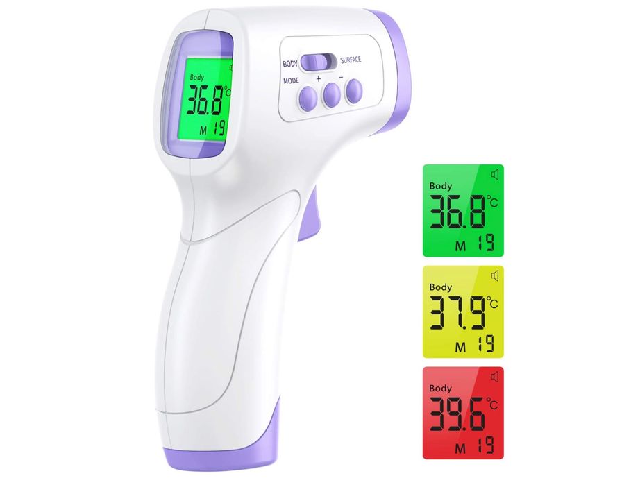 Termómetro digital IV p/ testa e objetos **novo**