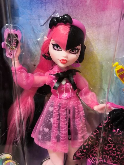 Monster High Draculaura Doll with Pet  Лялька Монстер Хай Дракулаура  з вихованцем колекційна Laguna Лагуна риба рибка