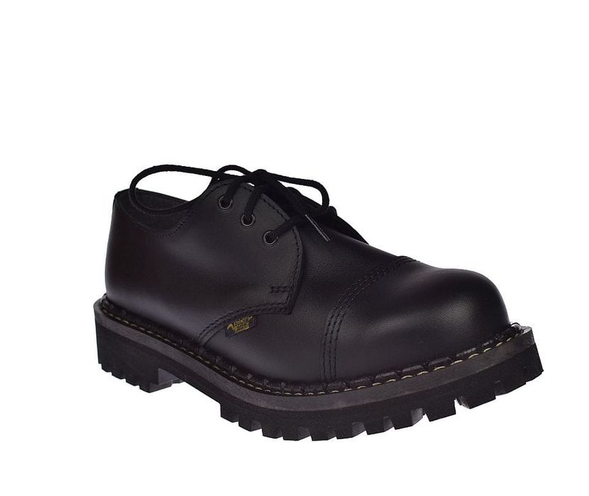 Glany męskie krótkie ze skóry oryginalne polskie półbuty 025 roz. 42