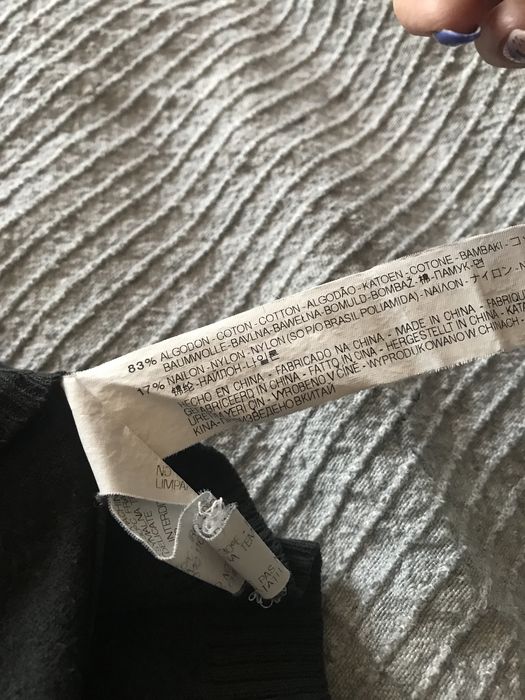 Męski cienki sweter marki zara knit