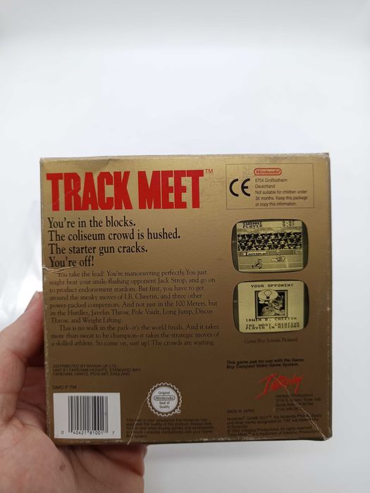 TRACK MEET Nintendo Game Boy Classic pudełkowa