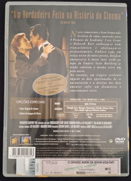 DVD O Grande Amor da Minha Vida.