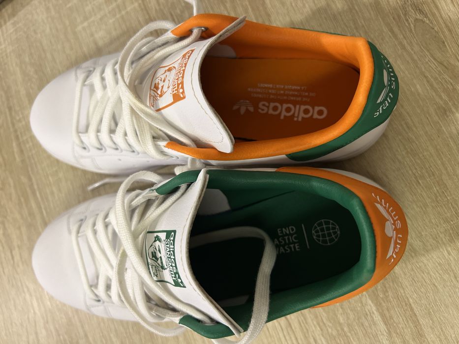 Adidas Stan Smith Laranja e Verde
