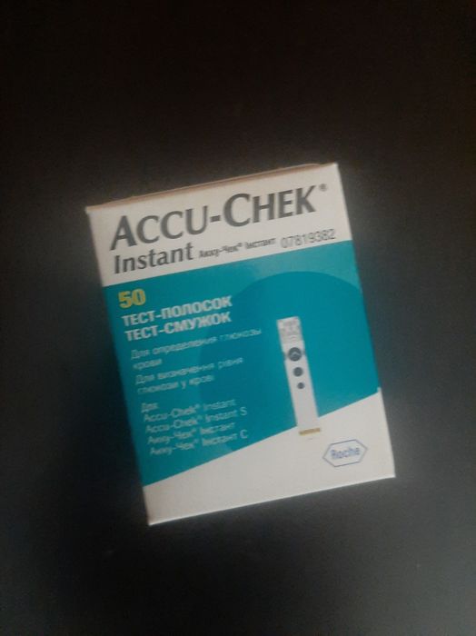 Тест смужки accu-chek instant