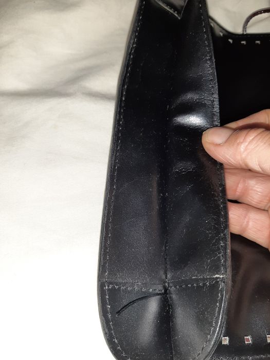 Czarna damska  torebka,  Genuine Leather