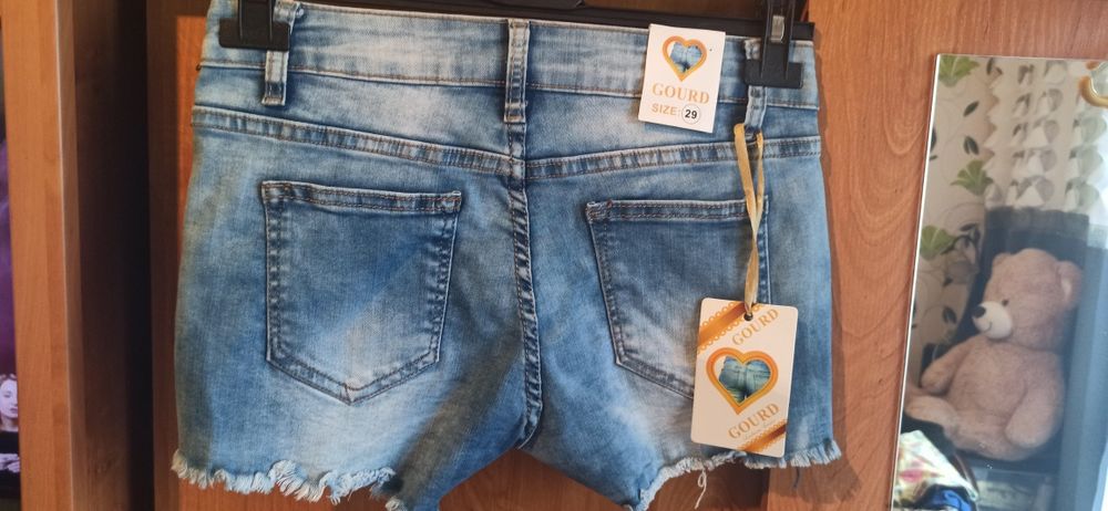 Spodenki jeansowe S M L