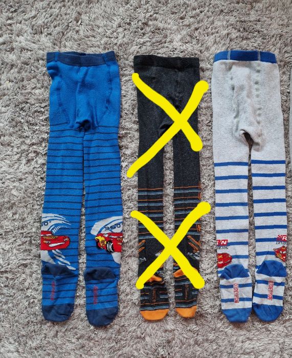 Rajstopy Auta (2 szt.) r. 98-104 cm Reserved