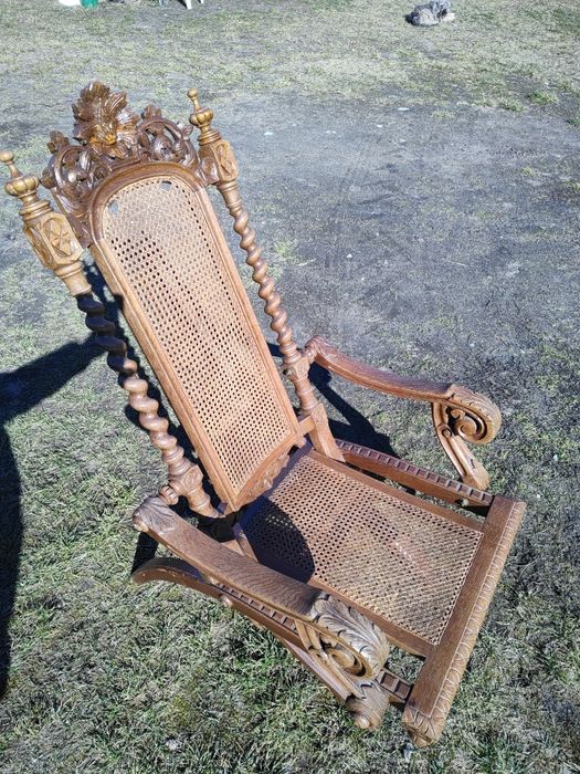 Fotel antyk skladany