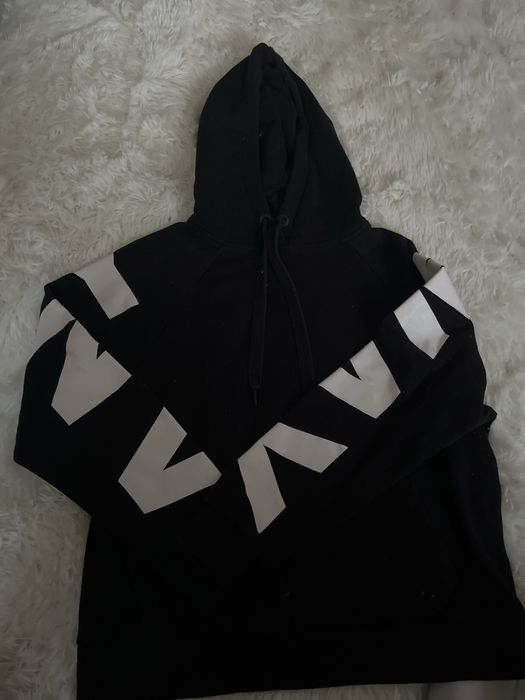 Bluza czarna z kapturem xs