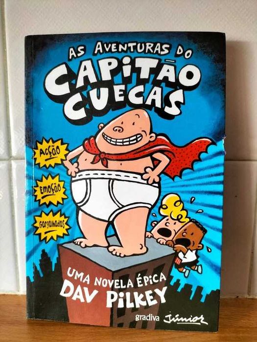 Livro Capitão Cuecas de Dav Pilkey