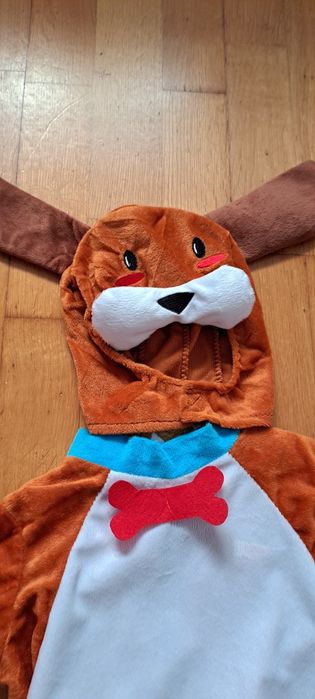 Fato carnaval Cão. Novo.