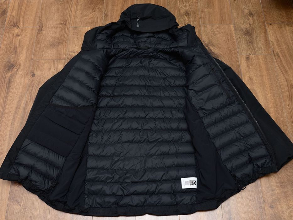 Kurtka puchowa Arcteryx Solano Down Hoody rozmiar L czarna męska